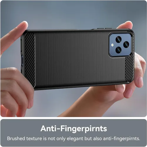 Vista 6 de Osophter Funda para T-Mobile Revvl 6 5G con 2 unids Protector de pantalla Absorción de golpes Flexible TPU Caucho Protector de teléfono celular