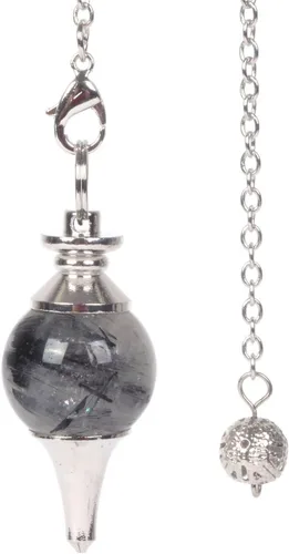 Vista 17 de Péndulo de punto de reiki de chakra curativo de cristal de 1.575 in