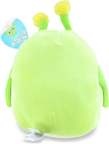 Vista 2 de Squishmallow Grasshopper - Almohada de peluche (7.9 in, 8 pulgadas), color verde Pilar