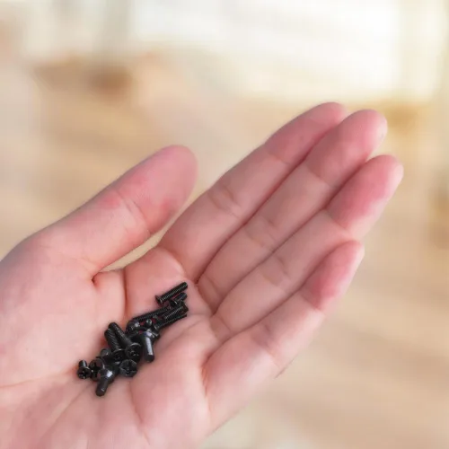 Vista 4 de Kit de tornillos de repuesto para computadora portátil de 26 tamaños M1.4 M1.7 M2 M2.5 M3 M3.5, pequeños tornillos pequeños accesorio