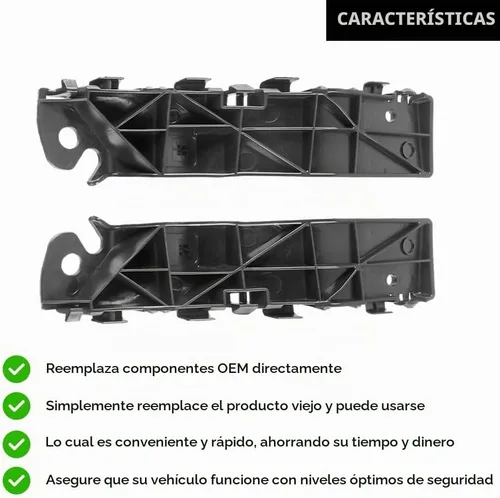Vista 5 de 2 soportes de parachoques delantero para Ford Explorer 2011-2015