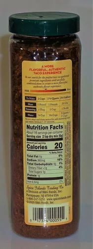 Vista 2 de Spice Islands Condimento prémium para tacos, 24.5 onzas