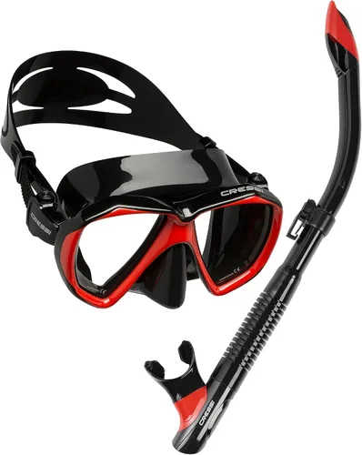 Vista 7 de Cressi Adult Snorkeling Kit: Mask + Snorkel, Dual Lens Mask Made of Soft Silicone: Perfect Seal Ranger & Tao