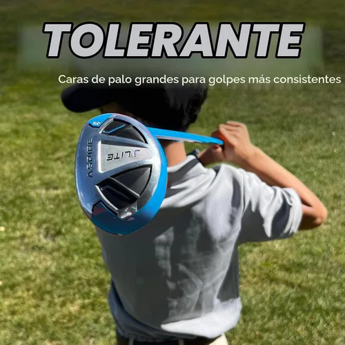 Vista 5 de Aspire X-Lite - Junior Complete Golf Club Set Lightweight Design, Driver & Hybrid, 7 Iron, Putter, Stand Bag, Headcovers, Right-Handed, Ages 3-12