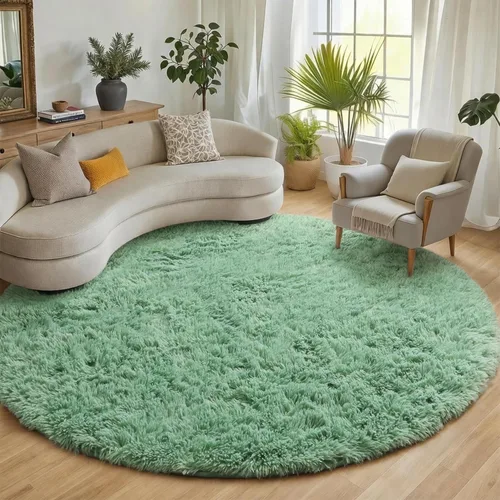 Vista 132 de ONASAR - Alfombra de pasillo negra de 2 x 6 pies, esponjosa, lavable, ultrasuave, afelpada, peluda, tapete para bebés, dormitorio de niños, armario