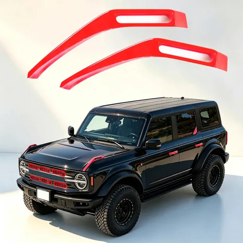 Vista 9 de sukemichi Cubierta de visión de sendero para capó del motor, cubierta de bisagra, manijas de liberación lateral, accesorios exteriores para Ford