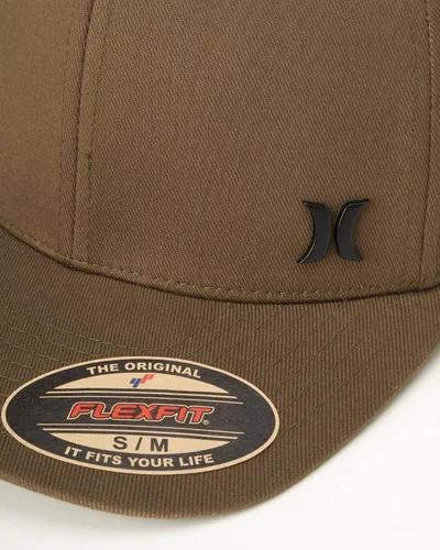 Vista 3 de Hurley Gorra de béisbol para hombre, sombrero ajustado Iron Corp