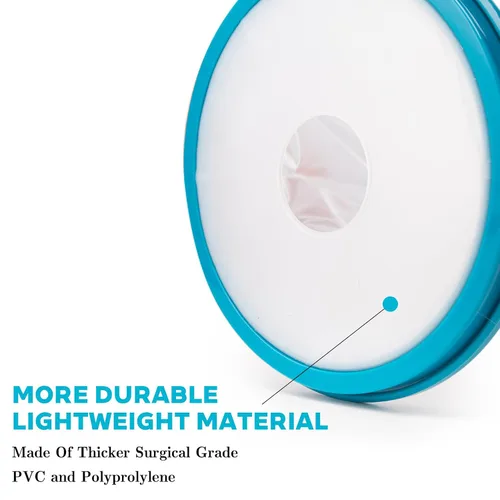 Vista 8 de Cubierta elástica impermeable de 30.7 in para piernas de ducha para adultos – Protector elástico de pierna para ducha, reutilizable y ajustable