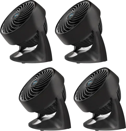 Vista 8 de Vornado 133 - Ventilador de circulación de aire para habitaciones pequeñas, 2 velocidades, cabezal ajustable, ventilador de mesa para escritorio
