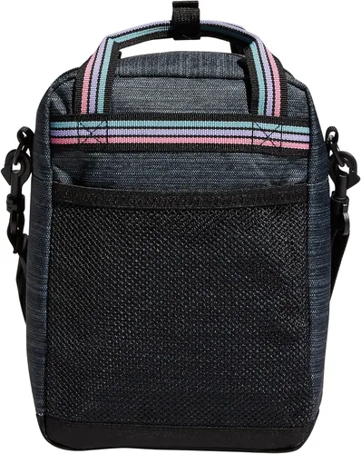 Vista 6 de adidas Squad - Bolsa de almuerzo aislada dos tonos color negroglobo de nieve talla única