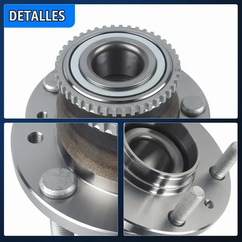 Vista 7 de Autoround 512271 FWD Conjunto de cubo de rueda trasera para Ford Fusion