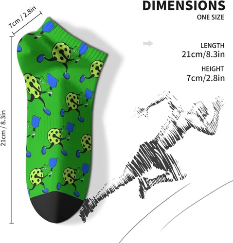 Vista 4 de devor Mens No Show Socks Low Cut Socks Men Hidden Sock Fashion PICKLEBALL Socks