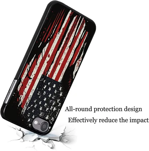 Vista 4 de Funda para iPod Touch de 5ª/6ª/7ª generación, delgada, a prueba de golpes y ligera, duradera para Apple iPod Touch, protección contra caídas