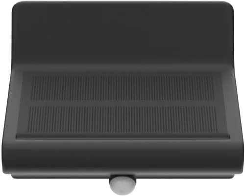 Vista 4 de AURAXY Luces de inundación de seguridad LED con sensor de movimiento solar impermeable para exteriores, funciona con pilas, luz de pared activada