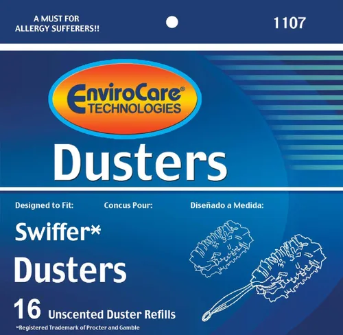 Vista 2 de EnviroCare Recambios de repuesto para plumeros Swiffer 16 plumeros sin perfume