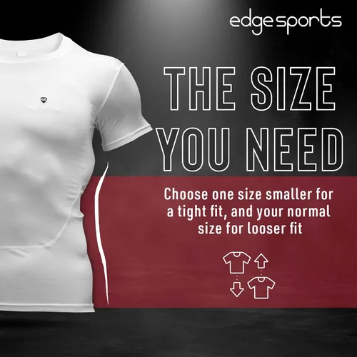 Vista 6 de Camiseta de compresión para hombre Camiseta de entrenamiento de manga corta Camiseta deportiva transpirable de secado fresco para deportes, yoga