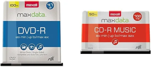 Vista 25 de Maxell 638004 4.7Gb Dvd-R 10Mm Caja de joyas