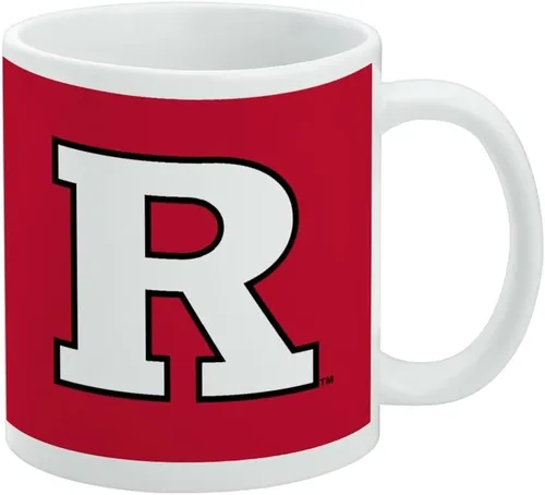Vista 215 de Taza de cerámica con el logotipo principal de la Universidad Rider, taza de regalo novedosa para café, té y bebidas calientes, 11oz, blanca