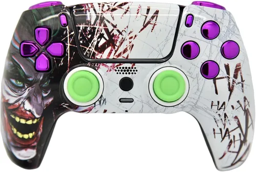 Vista 52 de Custom Wireless Controller Compatible with PS5 - Multiple Designs Available (Abstract Fusion)