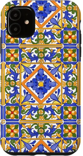 Vista 8 de Sicilian,Italian,Summer,Tiles,Mosaic,Majolica Art Case for iPhone 17