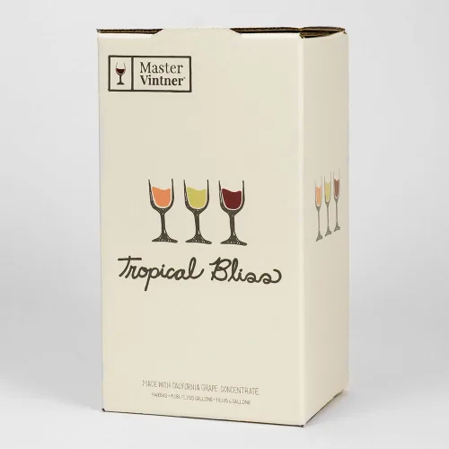 Vista 4 de Master Vintner - Kit de recetas de vinificación Tropical Bliss, hace 6 galones (chardonnay melocotón)