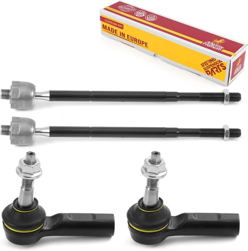 Vista 178 de Metrix Premium Chassis Parts - Kit de 4 piezas de extremos de barra de acoplamiento frontal exterior e interior compatible con Nissan Pathfinder