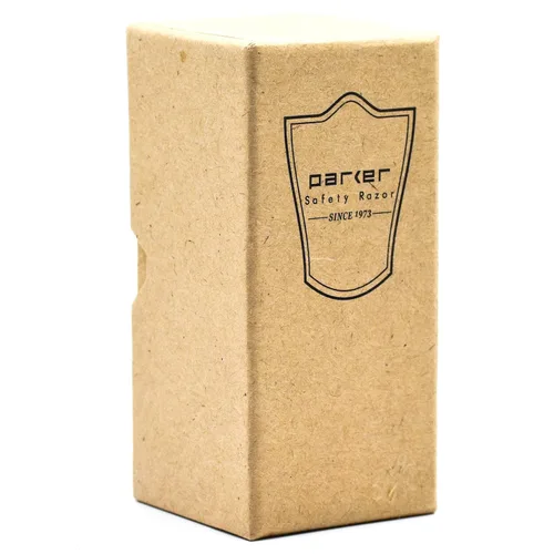 Vista 4 de Parker - Brocha de afeitar hecha a mano, 100% de 3 bandas con mango de tejón plateado de nogal y cromo, incluye soporte para cepillo Premium