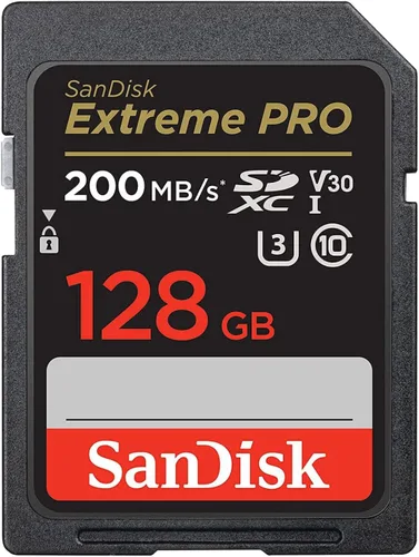 Vista 2 de SanDisk Tarjeta de memoria SDXC UHS-I Extreme PRO de 128 GB de 200 MB/s (paquete de 2) (2 artículos)