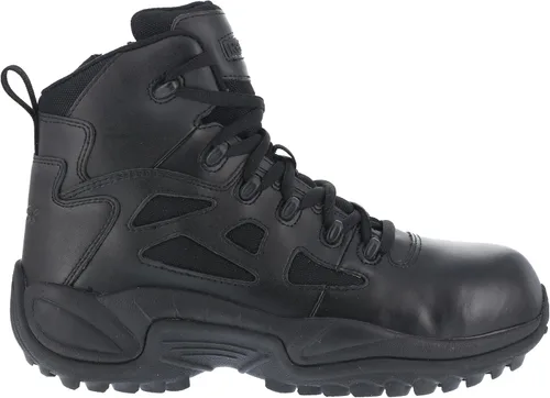 Vista 2 de Reebok Botas tácticas para hombre RB8694 Rapid Response RB con punta de composite de 6 pulgadas, con cierre lateral, color desierto, para uso