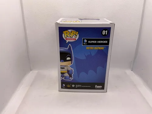 Vista 2 de Retro Batman 1950s Comic Pop Super Heroes Figura de vinilo exclusiva