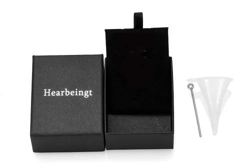 Vista 7 de Hearbeingt Collares de urna de lágrima para cenizas, medallón conmemorativo de cenizas del árbol de la vida, joyería de cremación, colgante