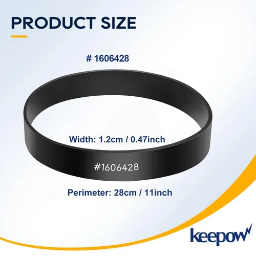 Vista 7 de KEEPOW 1606428 - Correa de repuesto compatible con modelos Bissell ProHeat 2X Revolution 1548 1550 1551 35799, paquete de 2