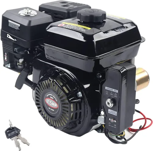 Vista 9 de Motor de gas, motor refrigerado por aire de 196 cc, 3000 rpm, arranque manual de un solo cilindro para maquinaria agrícola Go Kart, capacidad