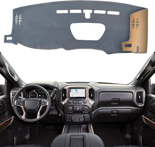 Vista 20 de Cubierta de tablero Tapete de salpicadero Compatible con Chevy Cruze 2015-2011 (para transmisión en la izquierda), Alfombra de salpicadero de coche