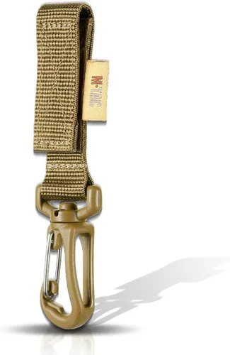 Vista 7 de M-Tac Key Holder for Belt with Key Clip - Tactical Key Chains for Mens - Molle Military Key Keeper Negro