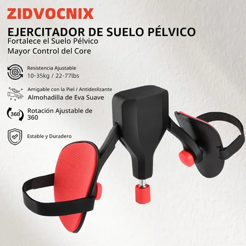 Vista 2 de Thigh Trainer Master, 22-77lbs Adjustable Inner Thigh Exerciser for Pelvic Floor Strengthening, Kegel Exercise Equipment for Women and Men, Leg