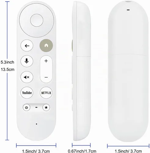 Vista 8 de Mando a distancia de repuesto para Chromecast Google TV 4K/HD TV, para Google TV Streamer 4K Box