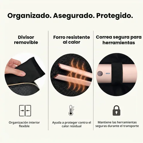Vista 4 de Bolsa de viaje para herramientas para el cabello Shark FlexStyle