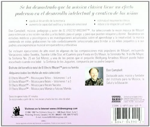 Vista 2 de Efecto Mozart Musica Para Bebes 1 Various