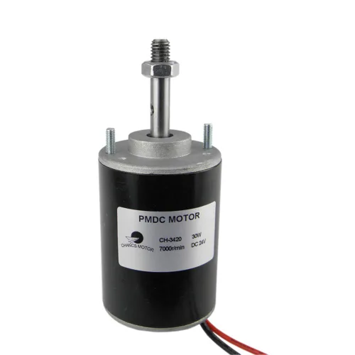 Vista 10 de CHANCS Motor de engranaje eléctrico de poco ruido del eje común del poder más elevado CH-3420 24V DC 7000RPM del alto esfuerzo de torsión