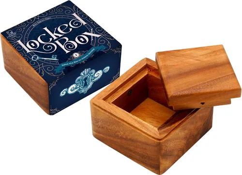 Vista 11 de BSIRI Caja de seguridad para rompecabezas, caja de rompecabezas secreta de madera con compartimentos ocultos, misterio ideal, caja de joyería