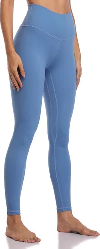 Vista 28 de Colorfulkoala Pantalones de yoga suaves de cintura alta para mujer, leggings de longitud completa Negro