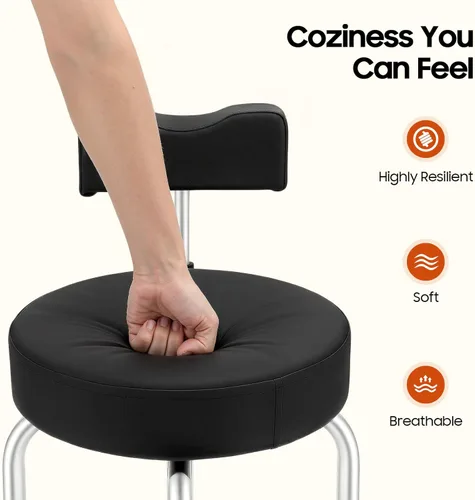 Vista 7 de Reposapiés de pedicura, altura y longitud ajustables, reposapiés portátil independiente para salón, reposapiés de masaje para tecnología de uñas