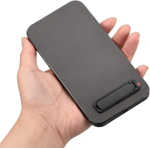 Vista 5 de uxcell Soportes ultrafinos para teléfono, paquete de 2 soportes de escritorio horizontales y verticales, para pegar en el soporte portátil