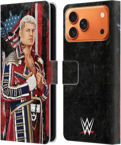 Vista 32 de Head Case Designs Funda con licencia oficial de la WWE American Nightmare Flag Cody Rhodes compatible con Apple iPhone 11