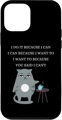 Vista 16 de iPhone 16 Gato malo travieso sarcástico rudo divertido frases caso