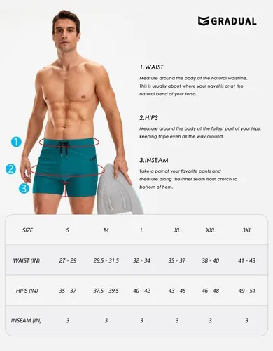 Vista 7 de G Gradual Traje de baño para hombre