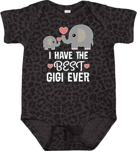 Vista 15 de inktastic Best Gigi Grandma Ever Grandchild Baby Bodysuit 0040 Negro