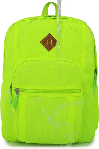 Vista 6 de Abshoo Classical Basic Mochila de viaje para escuela resistente al agua. Mochila escolar de espalda.