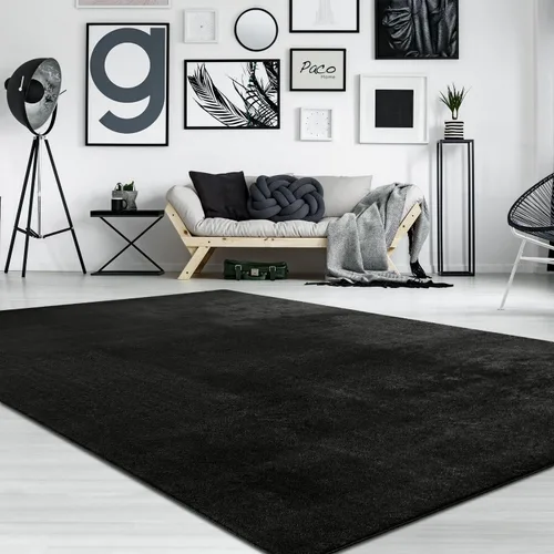 Vista 20 de Paco Home Alfombra suave en cobre acogedora alfombra antideslizante color sólido lavable, tamaño: 6'7" x 9'2" Marrón cobre